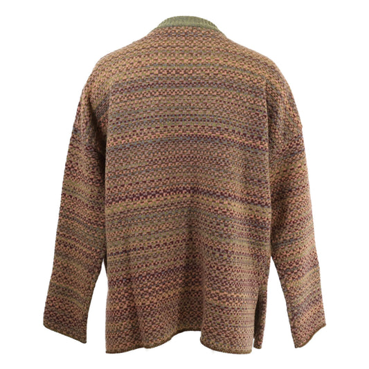 LOEWE H3299630SM Wool Embroidered Sweater Multi Size S