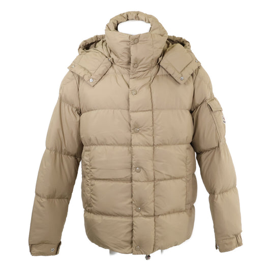 MONCLER MAYA 25' Hooded Down Jacket Beige Size 1