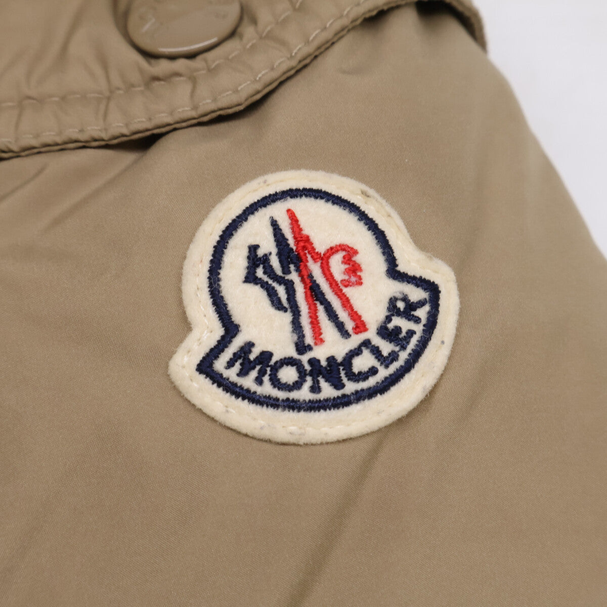 MONCLER MAYA 25' Hooded Down Jacket Beige Size 1