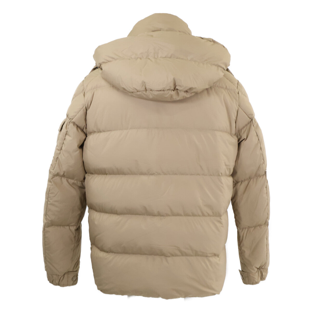 MONCLER MAYA 25' Hooded Down Jacket Beige Size 1