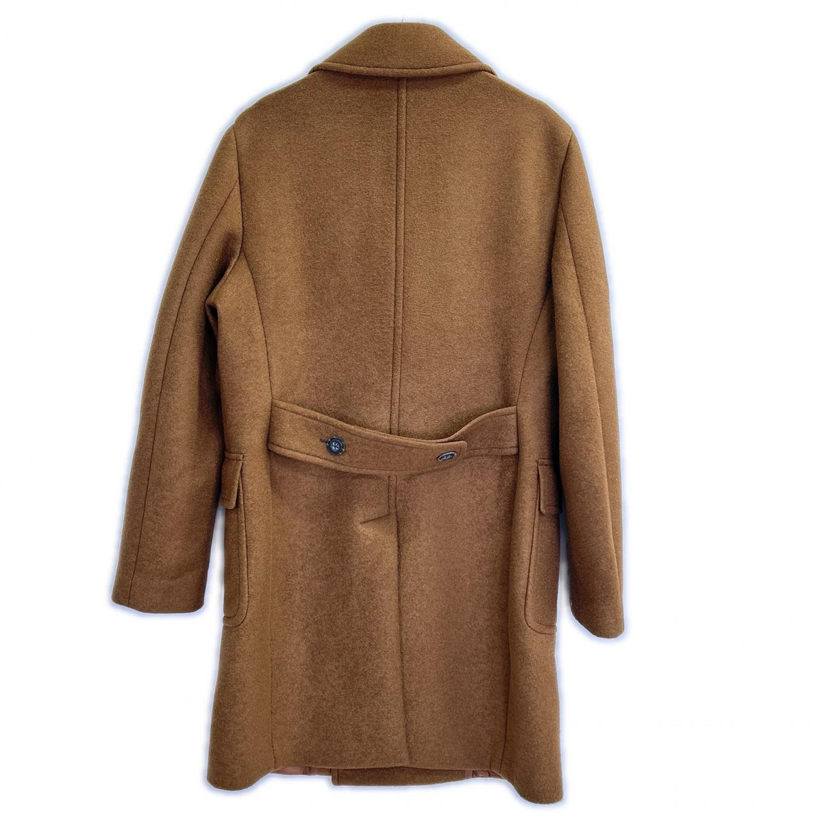 MANUEL RITZ Brown Chesterfield Coat Size 50