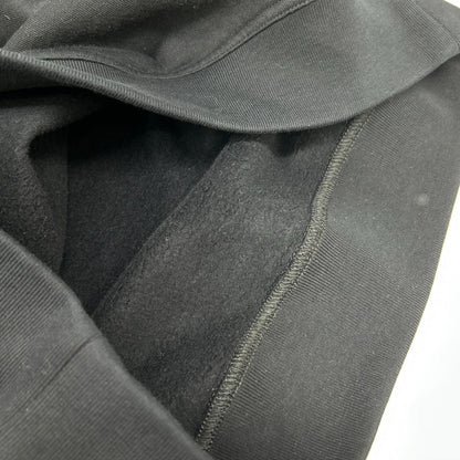 HERMES Navy Leather Patch Sweatshirt Size S