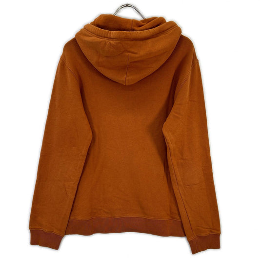 LOEWE Anagram Logo Embroidered Hoodie Brown Cotton Size S