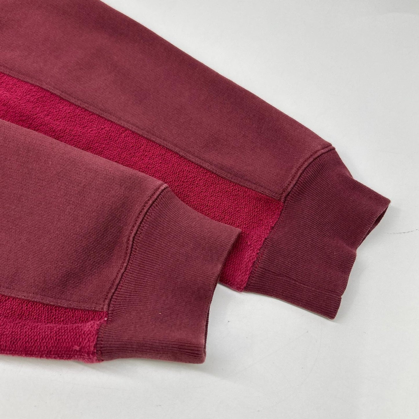 LOEWE Anagram Embroidered Zip Hoodie Red Cotton Size XS