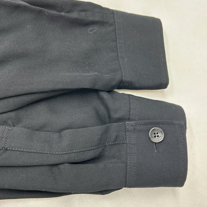 Ground Y Long Overshirt Tencel Black Shirt Size 3