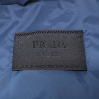 PRADA Triangle Logo Down Vest Navy Size 52