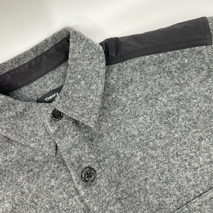 Theory 20AW GOLDWIN A ROSSLAND Wool Shirt Gray Size S