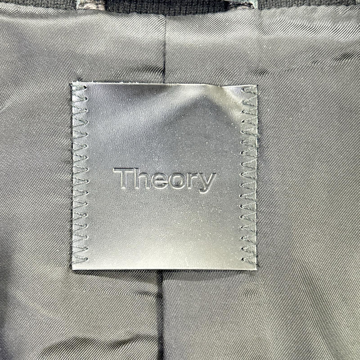 Theory 20AW POLISHED NAPPA LANDAN Lamb Blouson Black Size M