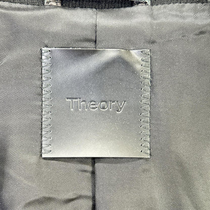 Theory 20AW POLISHED NAPPA LANDAN Lamb Blouson Black Size M