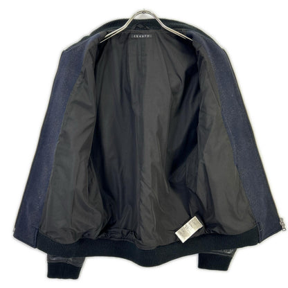 Theory VOLTER Long Sleeve KINLOGGH Leather Panel Jacket Black Size S
