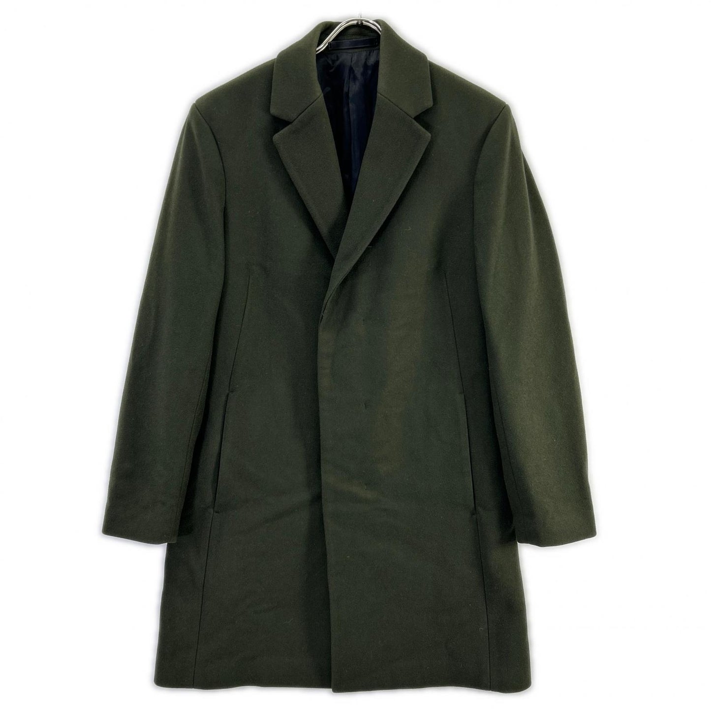 Theory SOFT MELTON BOWER Top Coat Wool Green Size S