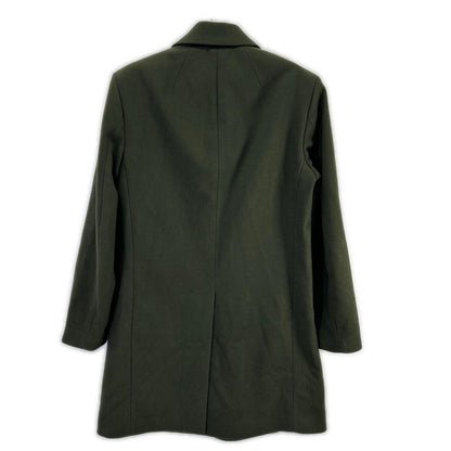 Theory SOFT MELTON BOWER Top Coat Wool Green Size S