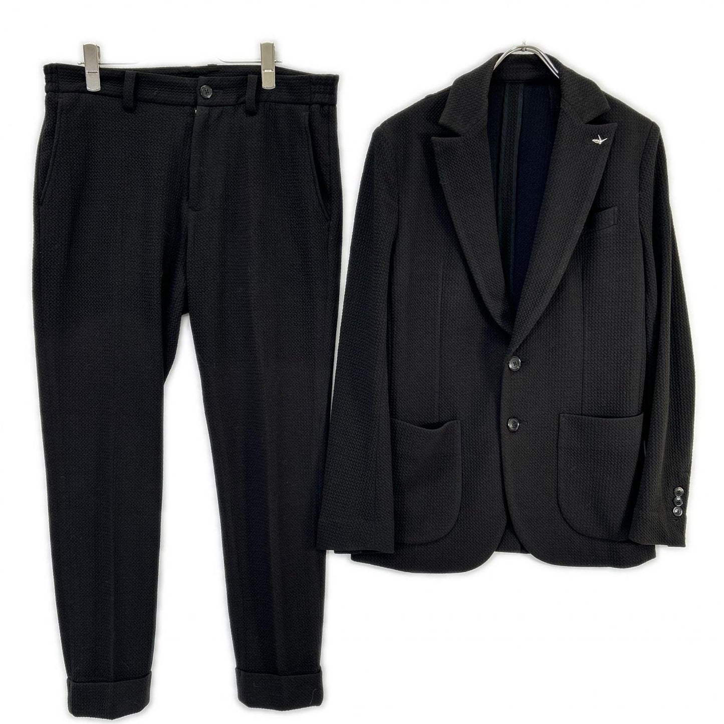 1piu1uguale3 Unstructured Jacket Black Size IV