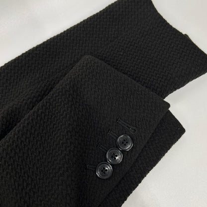 1piu1uguale3 Unstructured Jacket Black Size IV