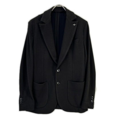 1piu1uguale3 Unstructured Jacket Black Size IV