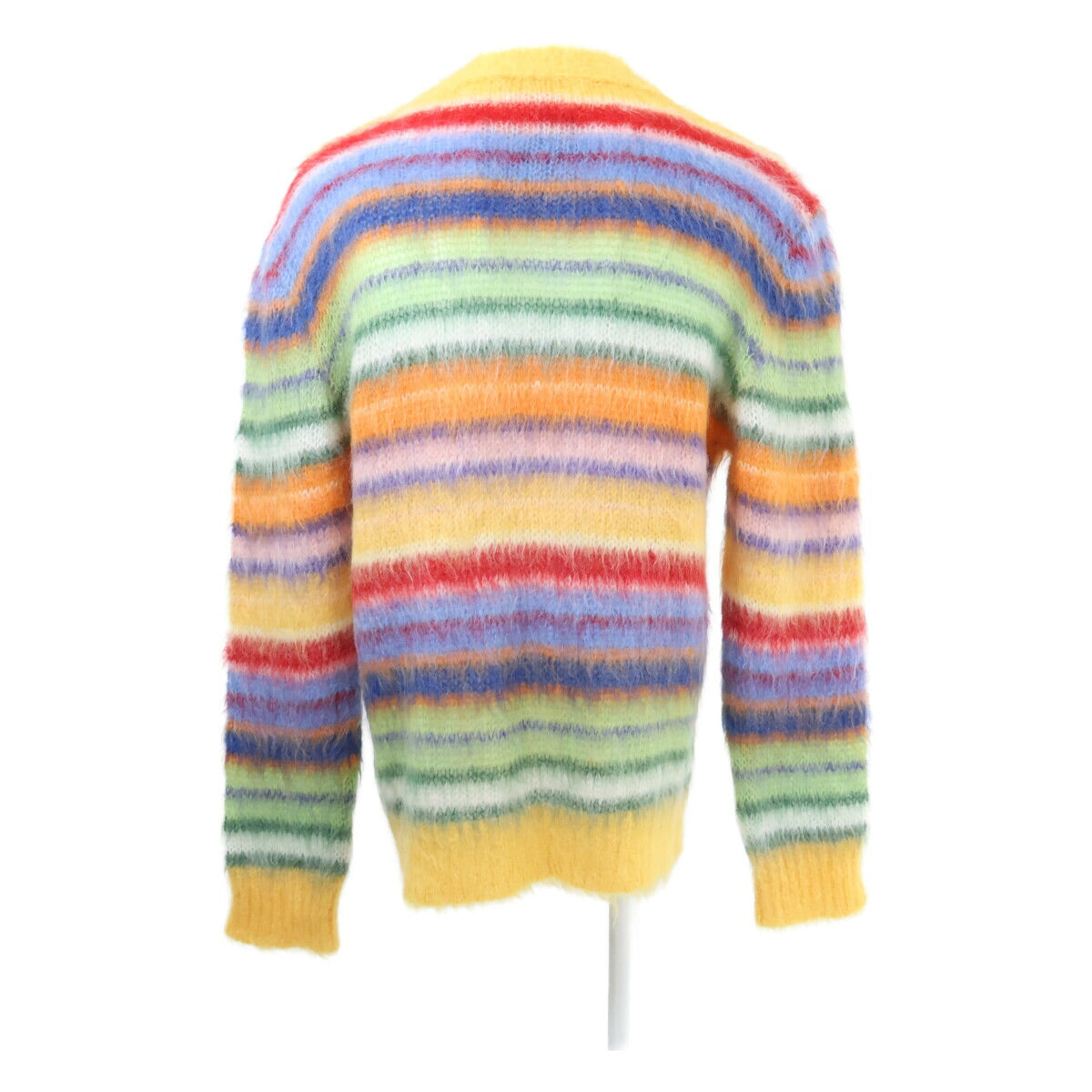 MARNI Striped Mohair Cardigan Multi Size 46