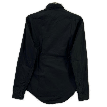 Dior HOMME 06AW Hedi Slimane Bee Cotton Black Shirt Size 37