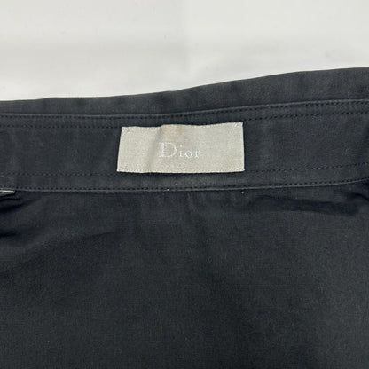 Dior HOMME 06AW Hedi Slimane Bee Cotton Black Shirt Size 37