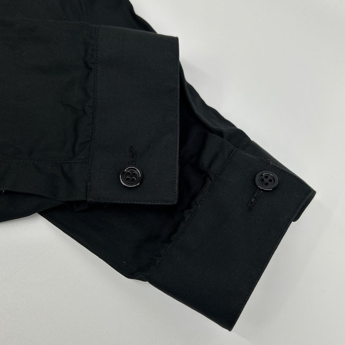 Dior HOMME 06AW Hedi Slimane Bee Cotton Black Shirt Size 37