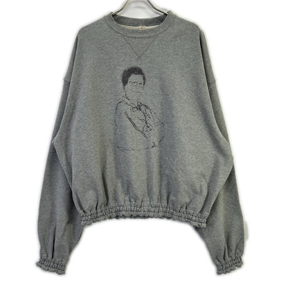 SHINYAKOZUKA 25AW Crewneck Sweatshirt w/ Gray Cotton Size S