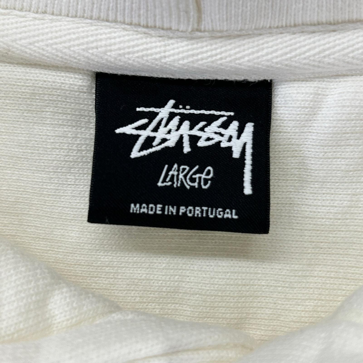 Stussy Stock Link Pigment Dyed Hoodie White Size L