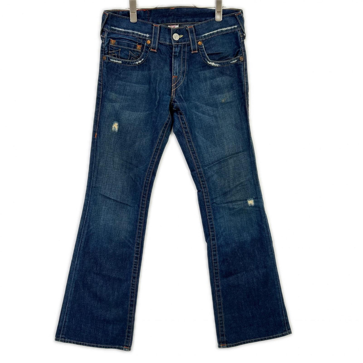 TRUE RELIGION #802 Bootcut Denim Pants Indigo Boots Size 30×33