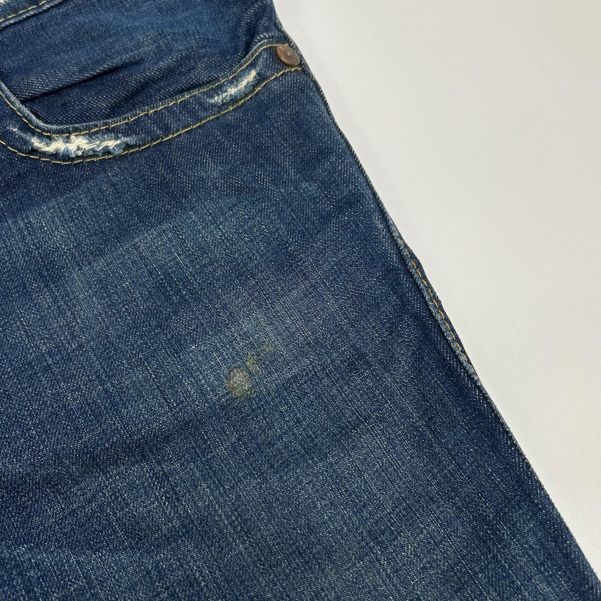 TRUE RELIGION #802 Bootcut Denim Pants Indigo Boots Size 30×33
