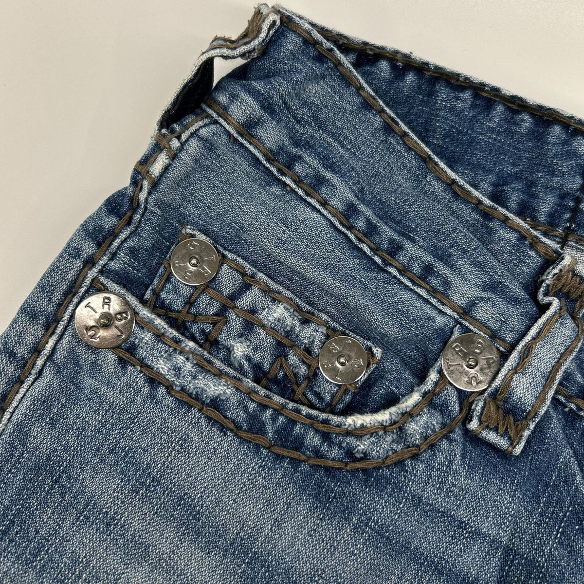 TRUE RELIGION BOBBY SUPER T USA Denim Jeans Blue Size 28
