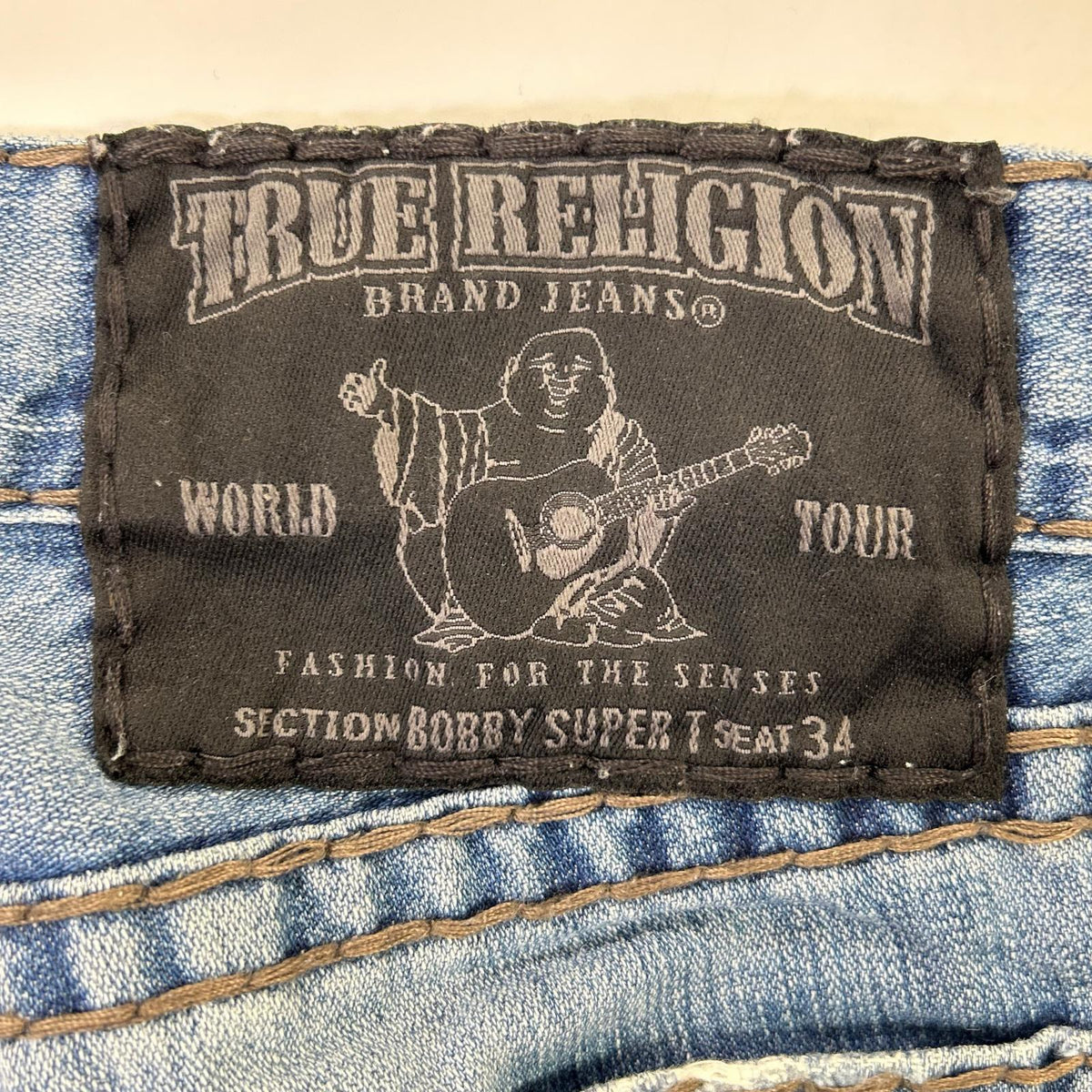 TRUE RELIGION BOBBY SUPER T USA Denim Jeans Blue Size 28