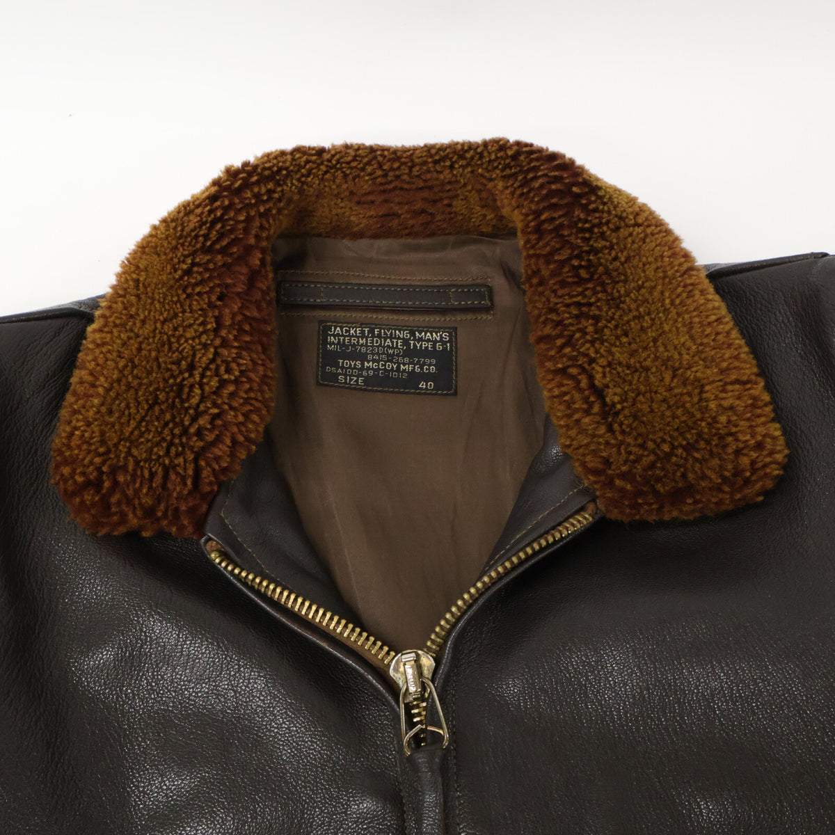 TOYS McCOY PRODUCT Steve McQueen G-1 Jacket Brown Size 40
