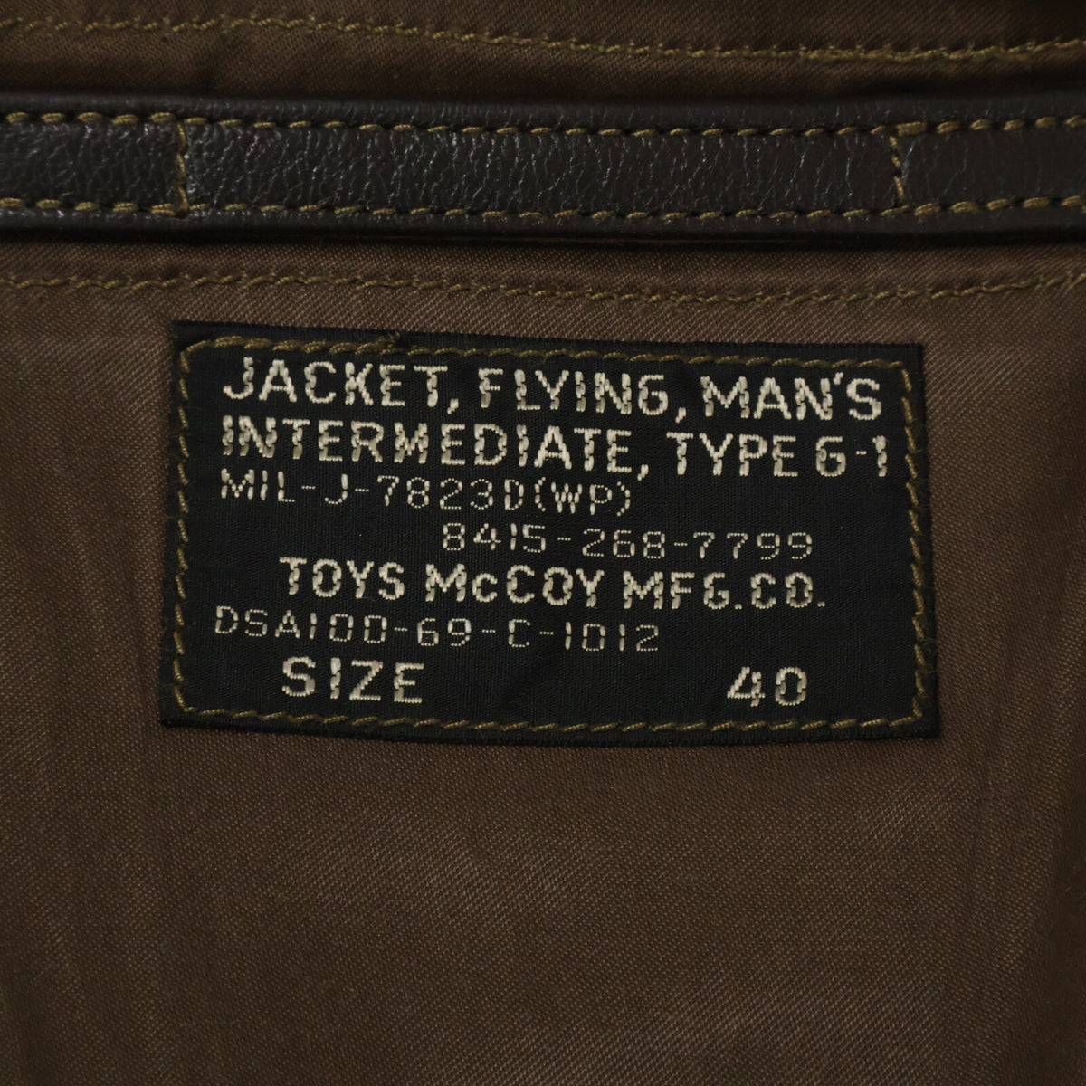 TOYS McCOY PRODUCT Steve McQueen G-1 Jacket Brown Size 40