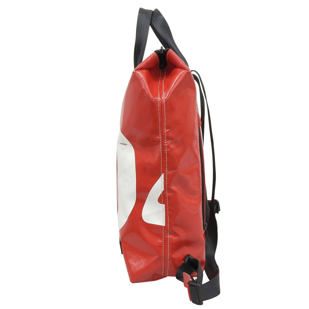FREITAG F201 PETE 2-Way Backpack Tote Bag Red Size ONE SIZE