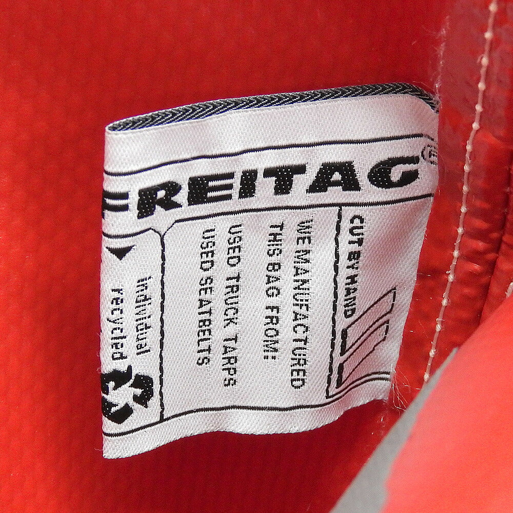 FREITAG F201 PETE 2-Way Backpack Tote Bag Red Size ONE SIZE
