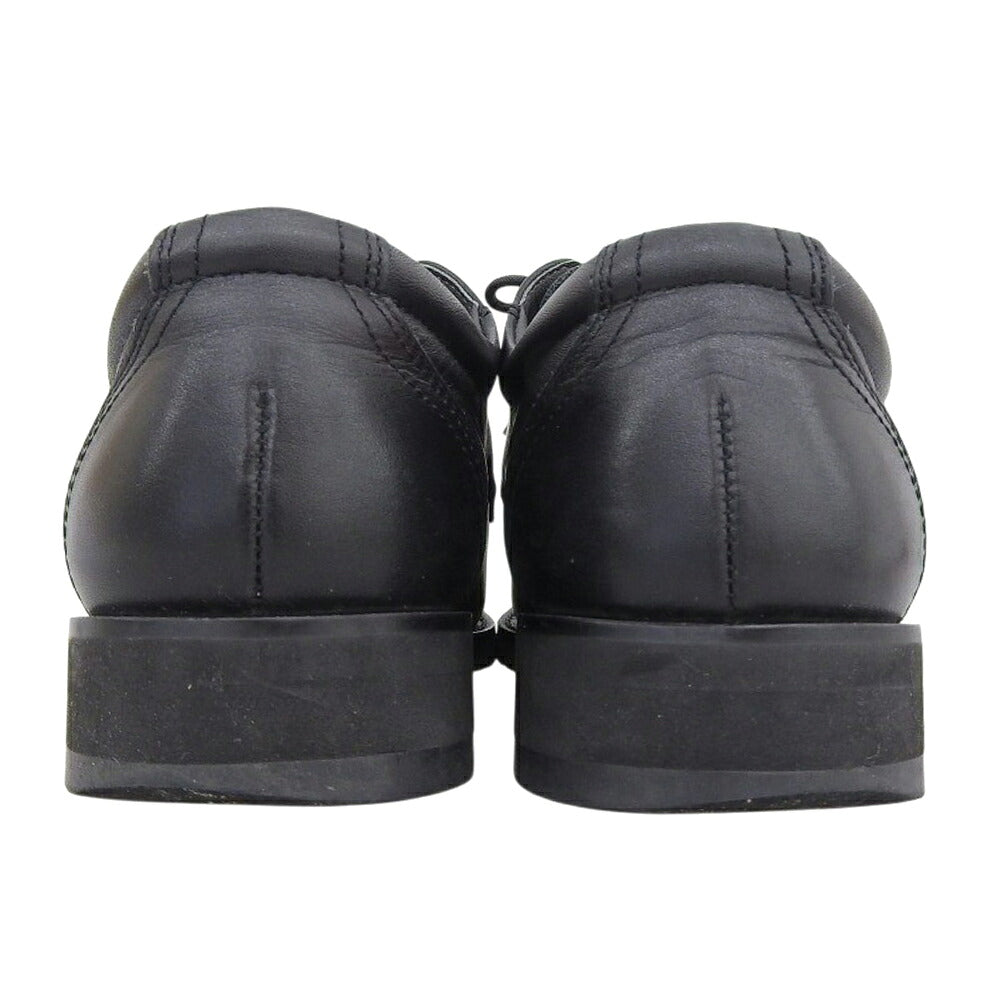 REGAL GORE-TEX Plain Toe Sneakers Black Leather Size 24EEE