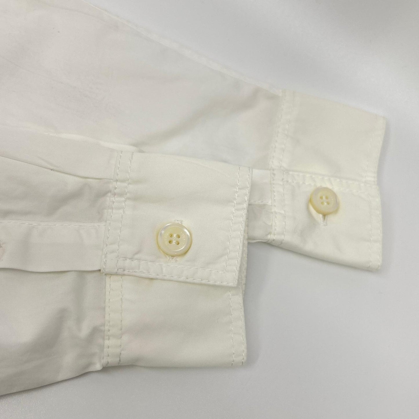 BURBERRY Horseferry Tisci Era Cotton Shirt White Size 34