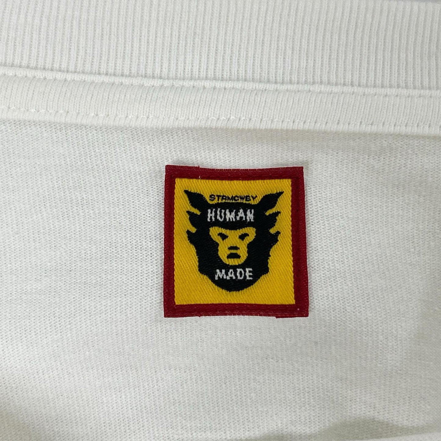 HUMAN MADE Heart Logo Cotton T-Shirt White Size L