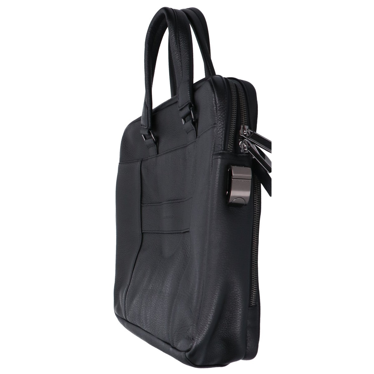 PIQUADRO Leather Laptop 2WAY Bag Black Size ONE SIZE