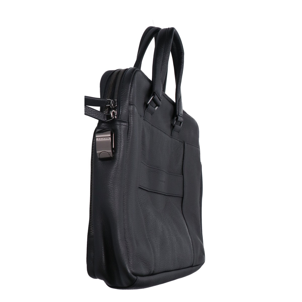 PIQUADRO Leather Laptop 2WAY Bag Black Size ONE SIZE