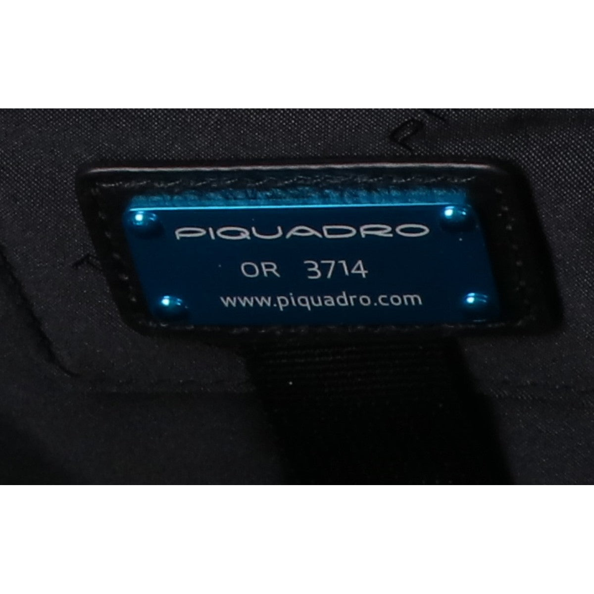 PIQUADRO Leather Laptop 2WAY Bag Black Size ONE SIZE