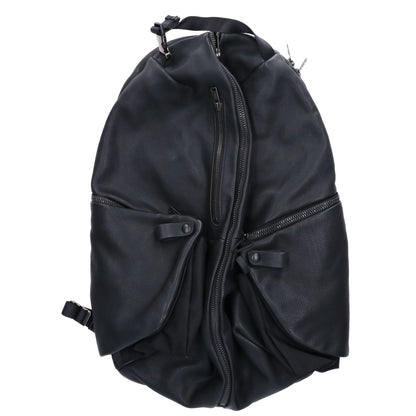 GL CIRCUS GINZASIX Master-Piece Leather Backpack Black