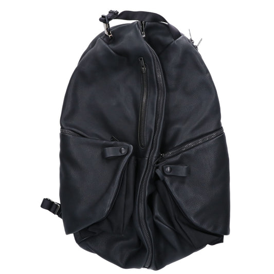 GL CIRCUS GINZASIX Master-Piece Leather Backpack Black