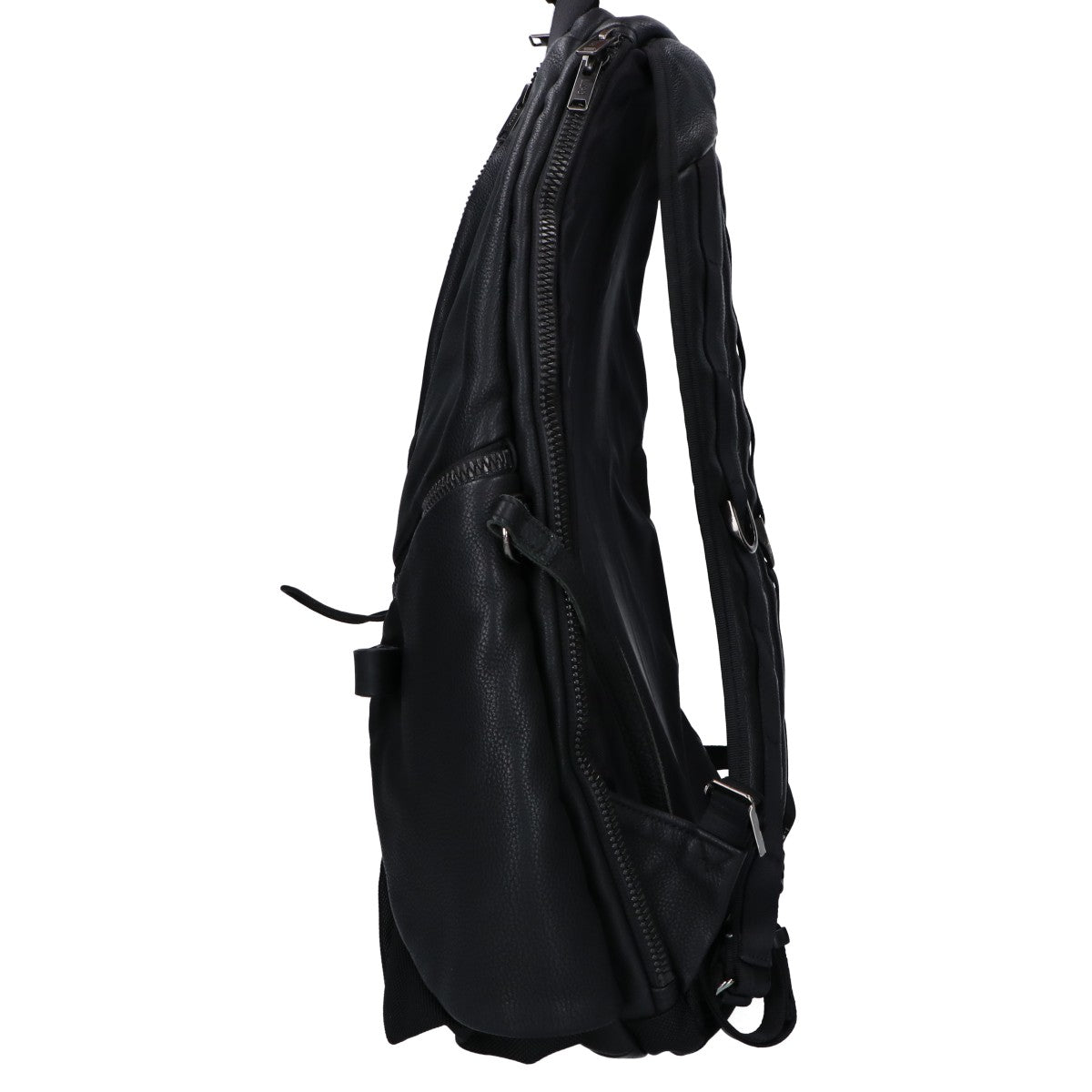GL CIRCUS GINZASIX Master-Piece Leather Backpack Black