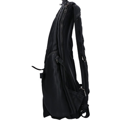 GL CIRCUS GINZASIX Master-Piece Leather Backpack Black