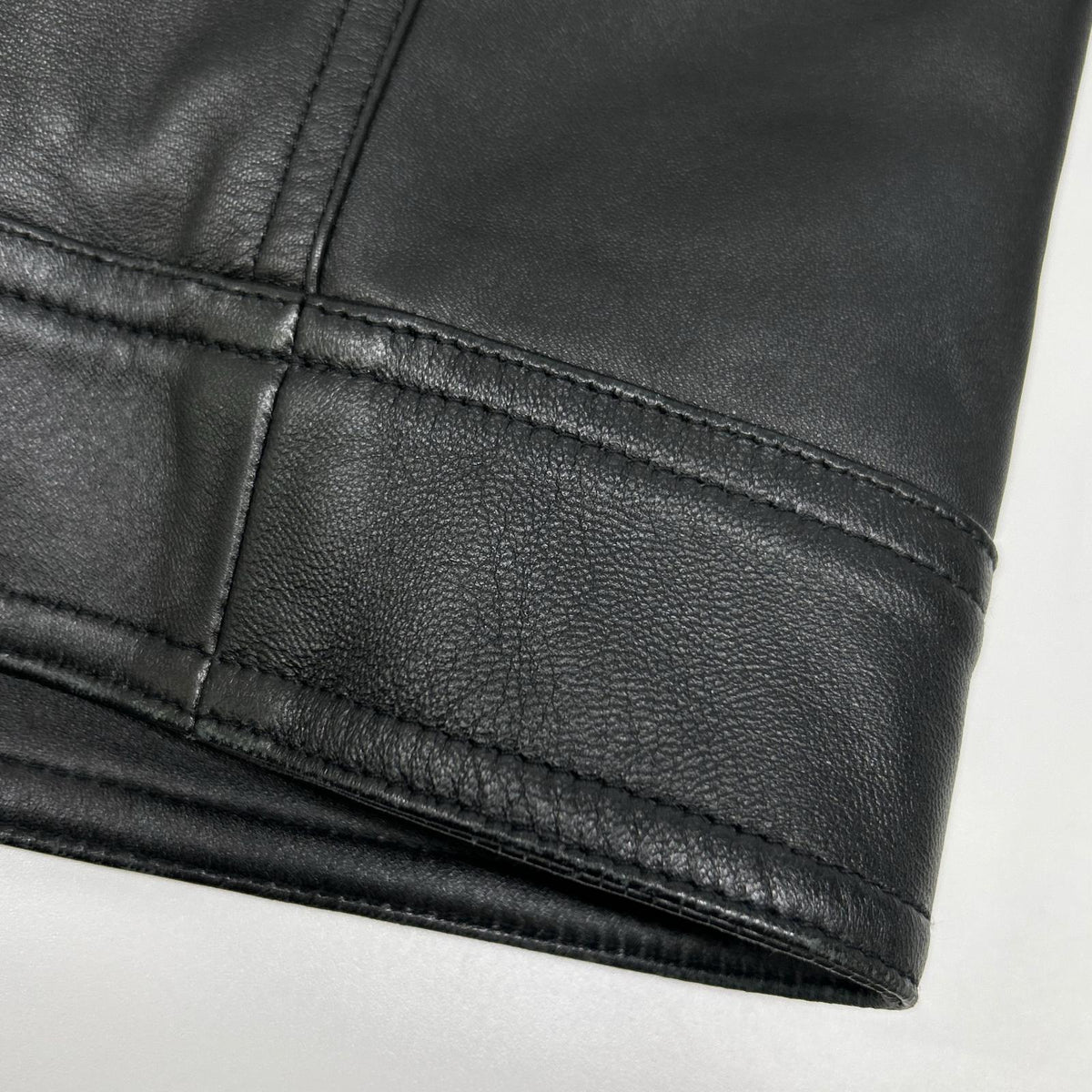 EMMETI JURI Lamb Leather Single Rider Jacket Black Size 48