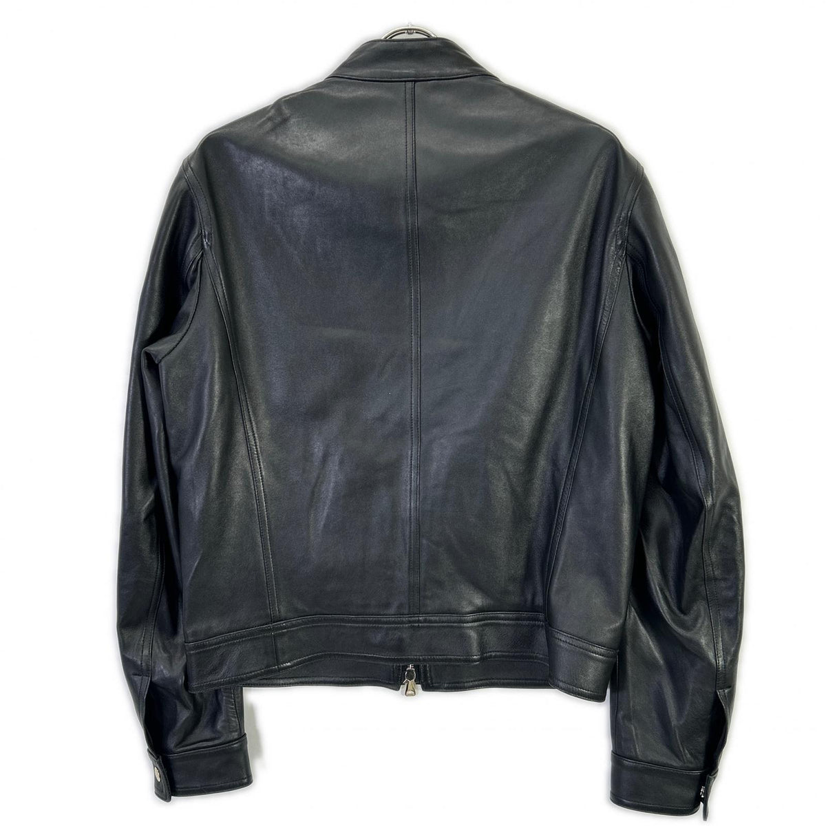 EMMETI JURI Lamb Leather Single Rider Jacket Black Size 48