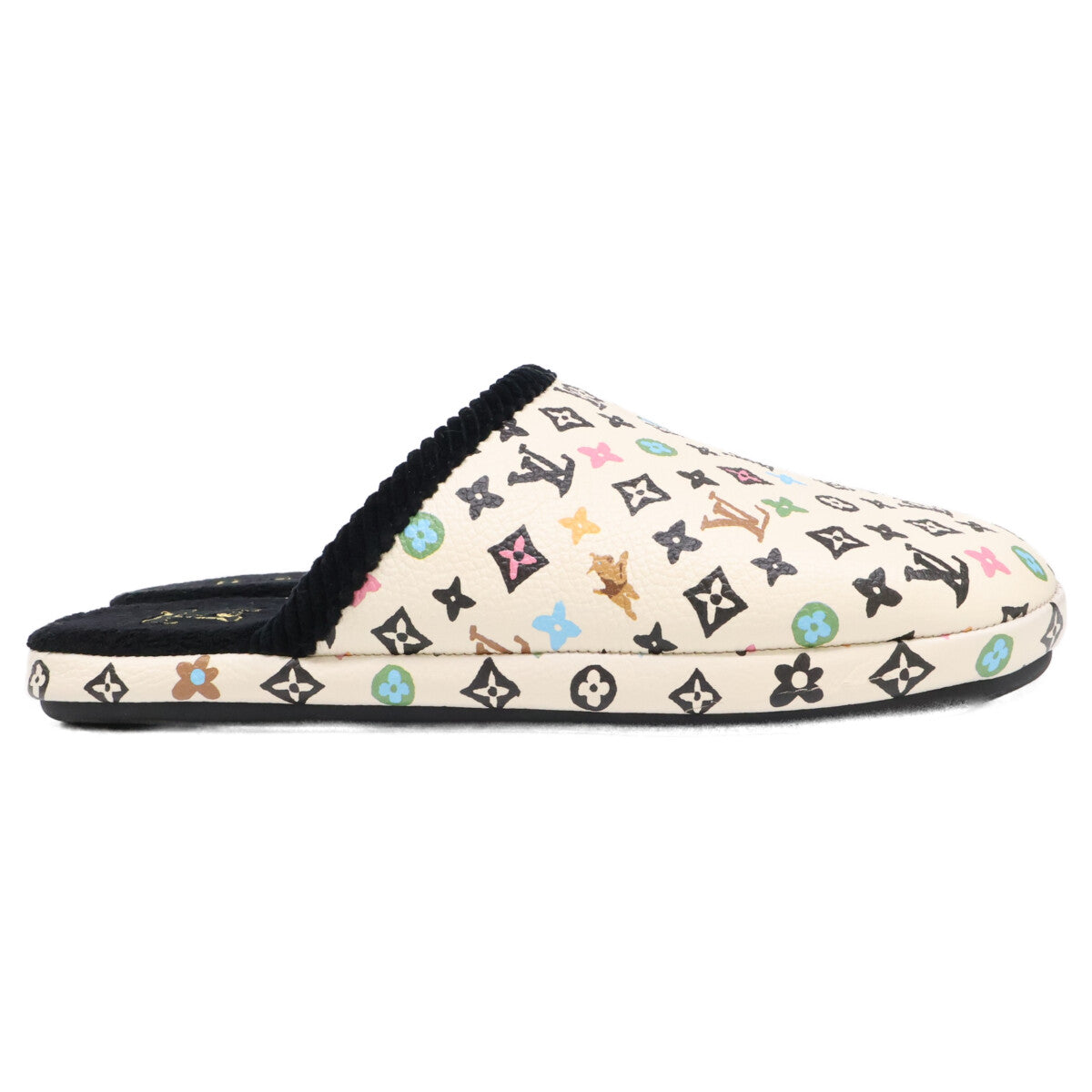 LOUIS VUITTON 24' LV Palace Line Monogram Mules Sandals Size 3