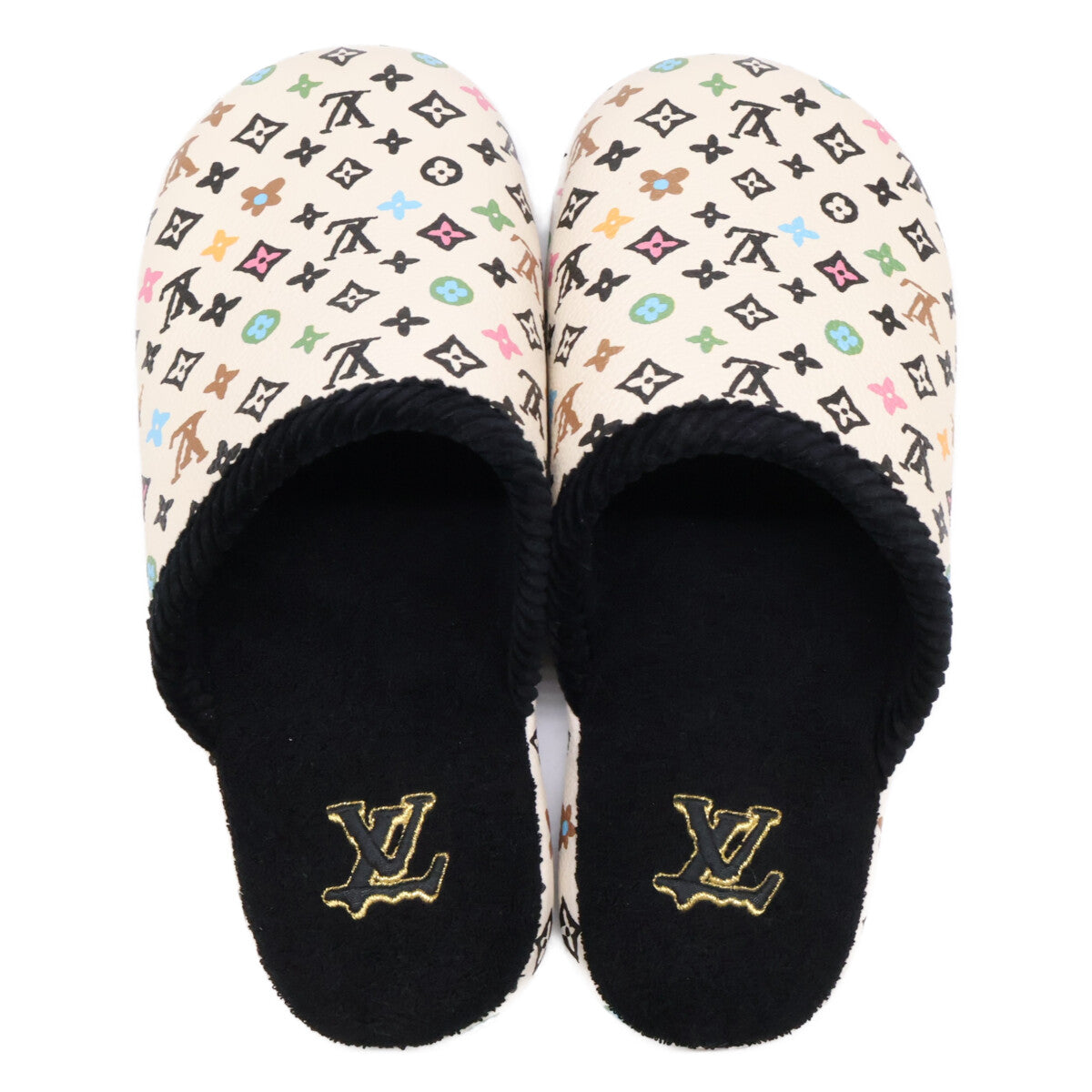 LOUIS VUITTON 24' LV Palace Line Monogram Mules Sandals Size 3