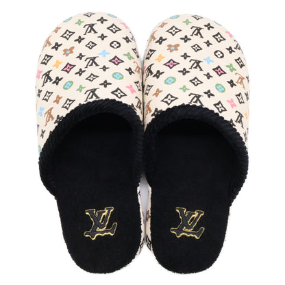 LOUIS VUITTON 24' LV Palace Line Monogram Mules Sandals Size 3