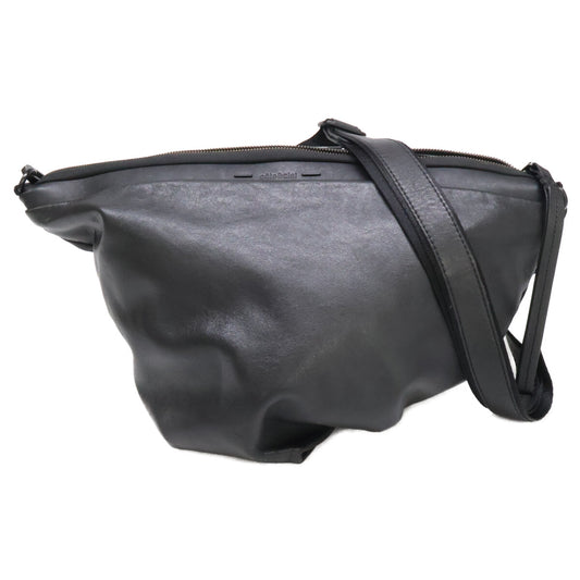 Cote&Ciel Orne Alias Leather Shoulder Bag Black Coat