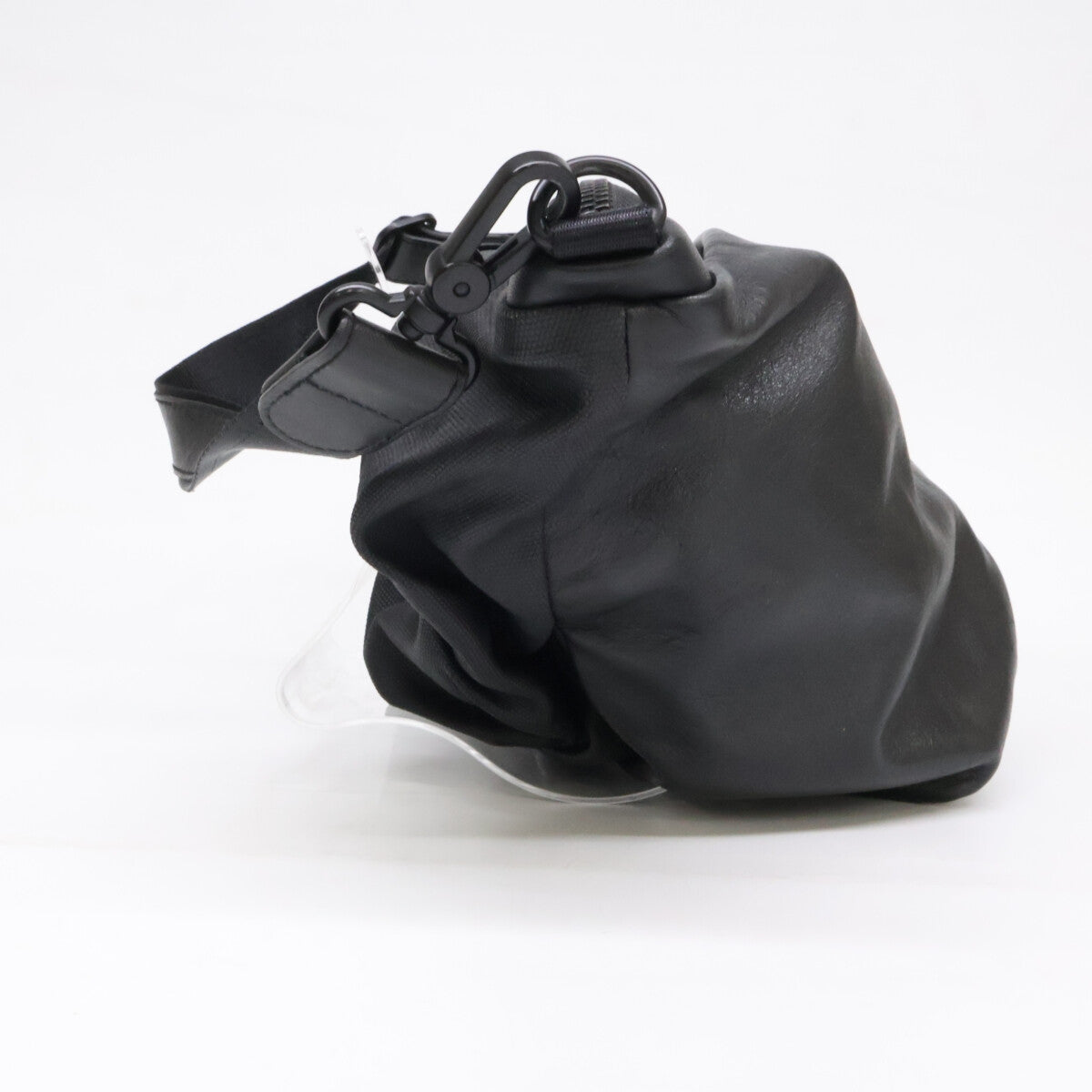 Cote&Ciel Orne Alias Leather Shoulder Bag Black Coat
